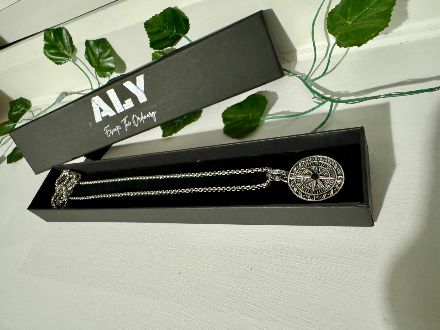 Navigator's Compass Pendant Necklace