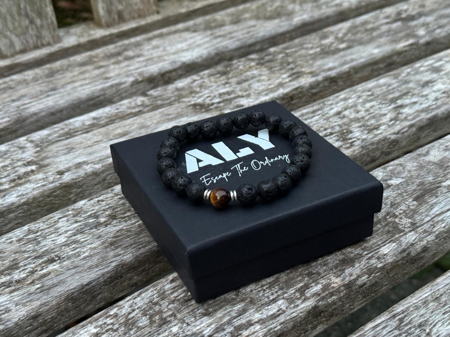 Volcanic Elegance Lava Stone Bracelet