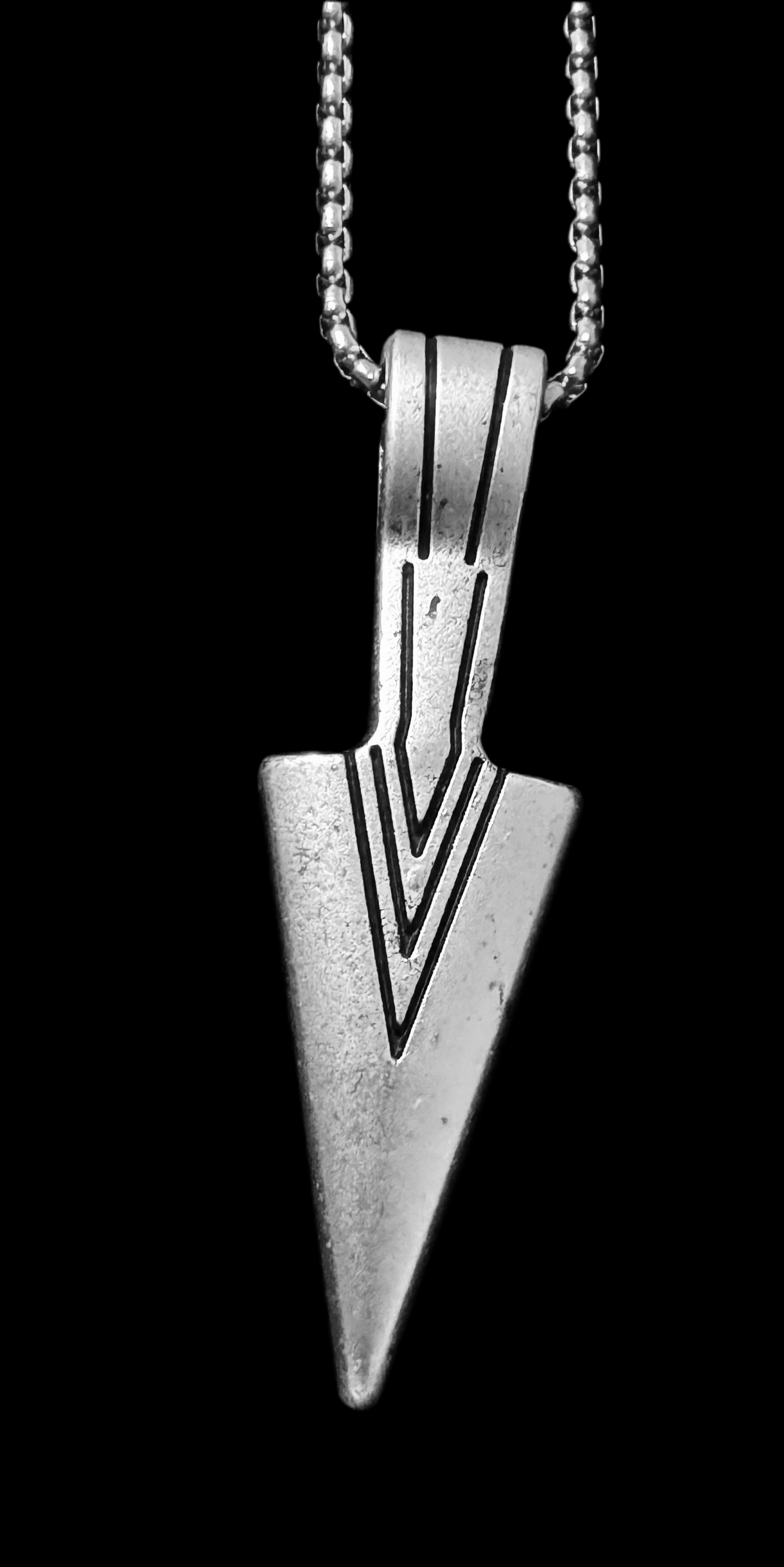 Viking Arrowhead Pendant Necklace