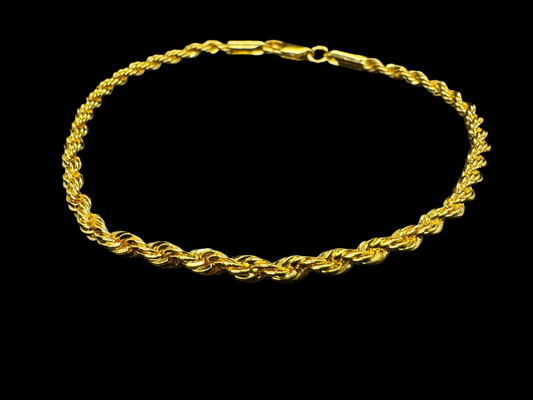 Gold Luxe Rope Bracelet