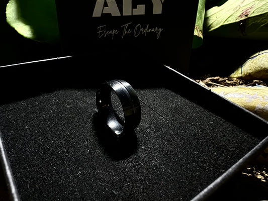 Onyx Edge Black Ring