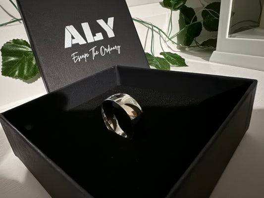 Sleek Minimalist Silver Ring