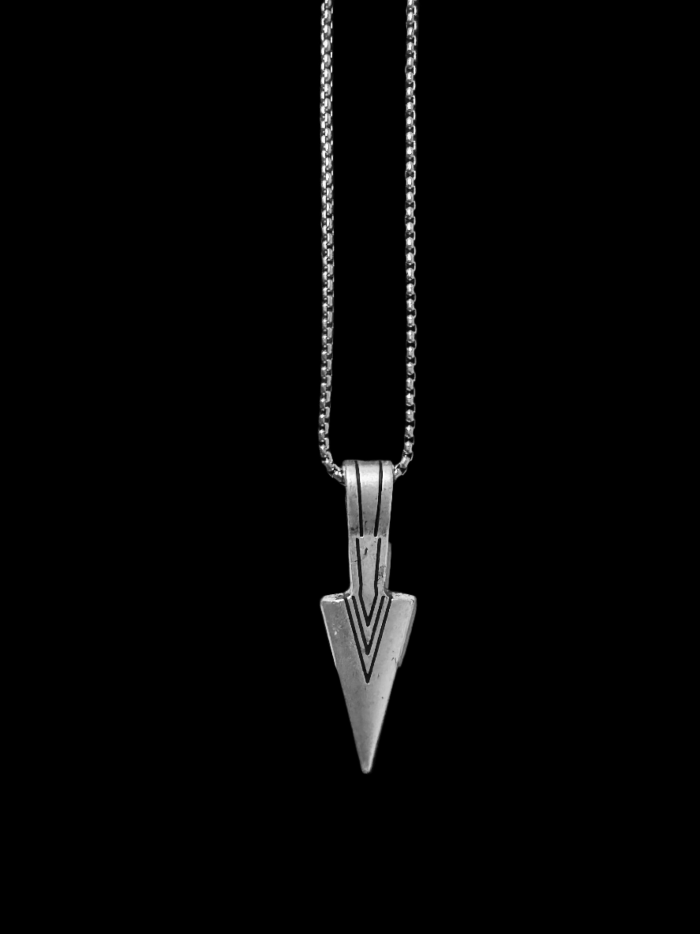 Viking Arrowhead Pendant Necklace